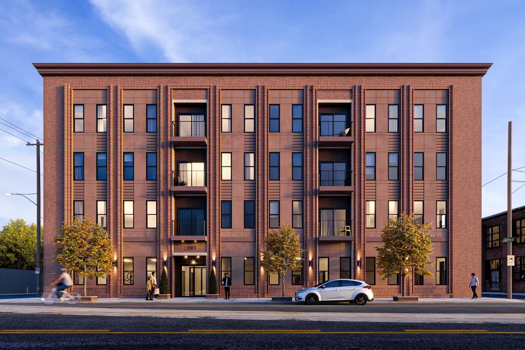 21112105 - 2201 E Tioga St_Still Rendering_View4_FrontDirect_FinalV1.1